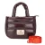 Les Visionnaires Schoudertas ‘Unio Cortina’  bruin / rood