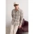 TRENDYOL MAN Heren Beige Geruit Lang Regular fit Overhemden