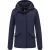 Kort Gewatteerde Jas Dames Getailleerd -5897 – Blauw