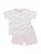 JACKY Nachtkledij  rosé / zwart / offwhite