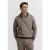 Bugatti Herren Sweatjack van katoenmix met structuur