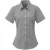 Premier Dames/Dames Gingham overhemd met korte mouwen (Zwart/Wit)