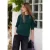 Effen basic shirt met ronde hals