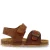 Develab leren sandalen cognac