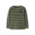 NAME IT MINI aansluitende gestreepte longsleeve – olijfgroen