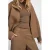 Fifth House wide leg broek met wol – bruin
