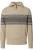 Redmond Casual Half-Zip Sweater beige, Jacquard