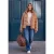 Teddyjas met capuchon en softshell-details