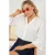 Oversized Gestreepte Cropped Shirt met Knoopsluiting
