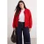 Trendyol Curve Dames Rood Effen Lang Oversized Grote maten Sweatshirts