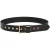 AllSaints As Rocks Patent Belt Black