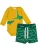 Fred’s World by GREEN COTTON Set  curry / groen / donkergroen