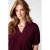 MS Mode top Plus Size – donkerrood