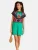 love & roses Shirt  marine / azuur / groen / rood