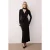 Dames platte maxi lange chique/nacht bodycon jurk