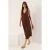 Dames maxi-jurk met rechte pasvorm, casual/dagelijks en ontspannen model