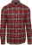 NZA Shirt Marcel Flannel Check Cherry Red