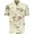 No Excess Shirt Short Sleeve Revers Collar Allover Printed With Linen