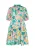 FELIPA Blousejurk ‘Fashion Look’  lichtblauw / jade groen / oranje / rosa