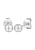 ELLI PREMIUM Oorbellen  wit