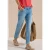 Straight Leg jeans met klinknageldetails