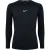 Nike Heren Pro Core Langsleeve T-Shirt (Zwart)