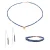 Collier, armband en oorbellen van lapis lazuli voor dames Sloya Lumia