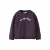 NAME IT MINI sweater met split – donkerpaars