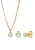 ELLI Sieraden set  goud / transparant