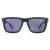 Lacoste rechthoekheren matblauwe marineblauwe zonnebril