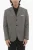 Zijsplitten, revers met klep, 2-knoops blazer in grijs