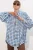 Overmaatse Geruite Crepe Blouse