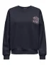 Only Onlrillo L/s Boxy O-neck Cs Swt Sweater Night Sky