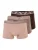 Emporio Armani Boxershorts  beige / zwart