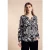 Street One Dames Tuniekblouse met print in Zwart