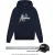 Malelions Junior Essentials Hoodie | Navy/White