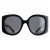 Gucci GG1257S 001 zwart grijze zonnebril
