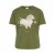 ONLY CARMAKOMA Plus Size T-shirt met print – groen