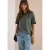 Shirt met ronde hals en luipaardprintdetails