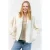 Lollys Laundry gebloemde kimono jas – ecru