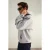 TRENDYOL MAN Heren Grijs Slogan Lang Oversized Sweatshirts