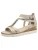 Tamaris Sandalen met riem  beige / zilver