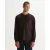 Wax London hayden l/s tee dark brown