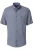 Redmond Casual Linnen Overhemd blauw, Bedrukt