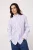 Co’couture Blouse Somo stripe funnel neck Wit dames
