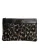 Multikleuren Luipaard Jacquard Print Logo Plaque Pouch Tas