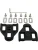 Newline Accessoires ‘Look’  zwart / zilver