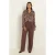 Claudia Sträter straight leg broek – bruin