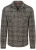 Suitable Overshirt Wool Blend Ruit Beige