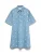 VERO MODA Jurk ‘VMOcina’  lichtblauw / lichtgeel / wit